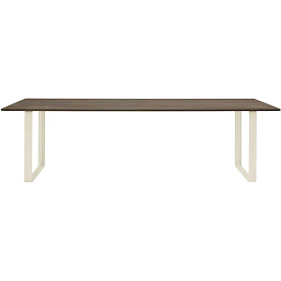 65211 Muuto 7070 обеденный стол массив копченого дуба песочный 108x255 см