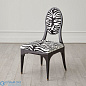 Zebra Dining Chair-Muslin Global Views кресло