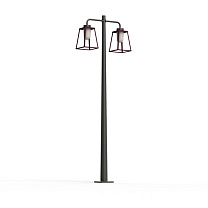 Lampiok 2 N° 5; Frosted glass E27 52W; Wine red