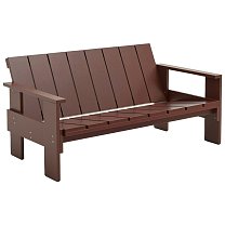 Crate Lounge Sofa, массив сосны, лак на водной основе, Iron red