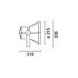 BV02 MaxiWoody                                                                                            iGuzzini Spotlight with bracket - Neutral White COB LED - Integrated dimm electronic control gear DALI - Flood optic — фото 1