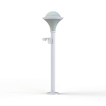 Dallas N° 8; Opal polycarbonate E27 75W Detector; White