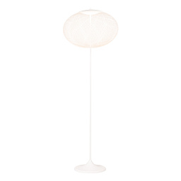8718282349121 Moooi Random Light торшер с шарообразным плафоном на тонкой стойке белого цвета