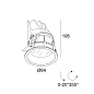 28481 9020 B Delta Light ENTERO Rd-S Ip Мягкий утопленный светильник — фото 1