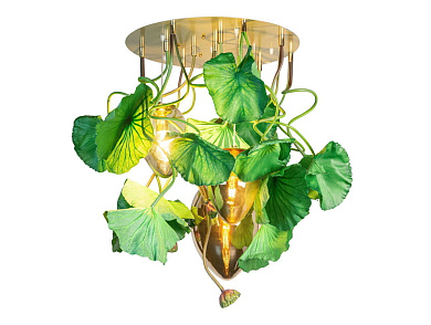 FLOWER POWER LOTUS DICHONDRA EGGS Светодиодный хрустальный потолочный светильник VGnewtrend