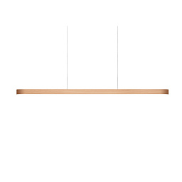 подвесной линейный светильник белого цвета с округлыми краями