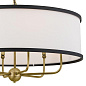 Heddle 6 Light Chandelier Natural Brass and Textured Black люстра 52466NBR Kichler — фото 8