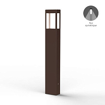 Tetra N° 4; Clear polycarbonate Built-in LED 2700°K warm white SYM 12W; Old rustic