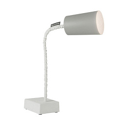 IN-ES060015C-B In-es Artdesign Paint настольный светильник с цилиндрическим металлическим абажуром на гибкой стойке