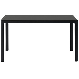 70304 Muuto Workshop обеденный стол прямоугольный черный линолеум 92x140 см