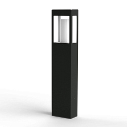 108003006 Roger Pradier Brick2 уличный садовый боллард прямоугольной формы тёмно-серого цвета