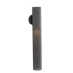 Уличный настенный светильник Arteriors Punch Large Outdoor, состаренный графит