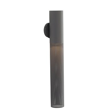 Уличный настенный светильник Arteriors Punch Large Outdoor, состаренный графит