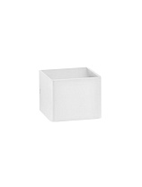 White Aluminium LED 6 Watt 220-240Volt 579Lm 3000K IP20 Light Up & Down L : 9.8 W: 10 H: 8 cm