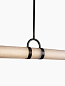 Подвесной светильник Heathfield Esme Single Stem PD-ESME-BBRZ-FRCR-P01-STD — фото 1