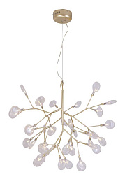 EVITA SP36 GOLD/TRANSPARENT Crystal Lux EVITA подвесной светильник с декоративными прозрачными подвесками на золотой арматуре