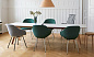 Copenhague Раздвижной прямоугольный деревянный стол Hay