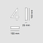 Уличные настенные светильники 9010 novantadieci HOUSE NUMBERS AND LETTERS — фото 10