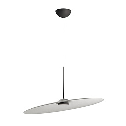 F58A52 37 Fabbian Acustica акустический светильник белого цвета с круговой панелью