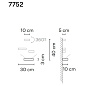 775225/12 Vibia Set 18 3X - 7752 настенный светильник — фото 1