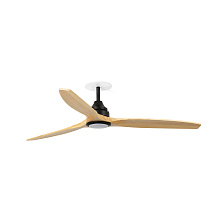 ALO RECESSED L Black/pine fan Wall Control black SWT
