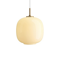 VL 45 Radiohus Pendant / Латунь/Глянцевый бледный Желтый Стекло / Ø250