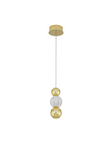 Gold Aluminium & Acrylic LED 6 Watt 220-240 Volt 322Lm 3200K IP20 D: 14 H: 150 cm