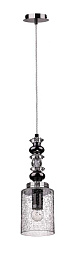 MATEO SP1 Crystal Lux MATEO подвесной светильник с цилиндрическим стеклянным плафоном и металлическим декором