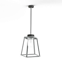 Lampiok 2 N° 2; Clear glass E27 52W; Silk grey