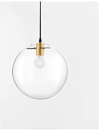 9416925 Nova Luce Mirale подвесной светильник с шарообразным стеклянным плафоном и металлическим креплением