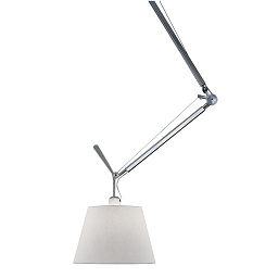 0629000A + 0781020A Artemide Tolomeo подвесной светильник на перекладине с тройной системой подвеса