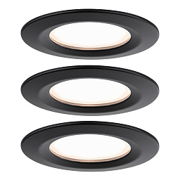 93081 LED Recessed luminaire Nova Plus Coin Basic Set Rigid Встраиваемые светильники Paulmann
