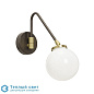 ARRAY SINGLE OPAL настенный светильник CTO LIGHTING ARRWA1BZBC — фото 1