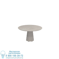 СТОЛ CONIX КРУГЛЫЙ Ø 120 СМ НИЗКАЯ ОБЕДЕННАЯ МАЛЕНЬКАЯ НОГА БЕТОН ЦЕМЕНТ СЕРЫЙ - СТОЛЕШНИЦА БЕТОН ЦЕМЕНТ СЕРЫЙ Royal Botania