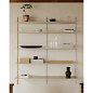8419 Shelf Library Frama Стеллаж одинарный 185.2x80 белый — фото 2