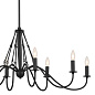 Freesia 8 Light Oval Chandelier Textured Black люстра 52457BKT Kichler — фото 8