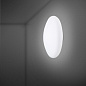 F07G57 01 Fabbian Lumi White AP PL LED L настенный светильник из белого выдувного стекла белый — фото 1