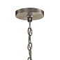 Crosby 22.25" 5 Light Chandelier Clear Glass Brushed Nickel люстра 43999NI Kichler