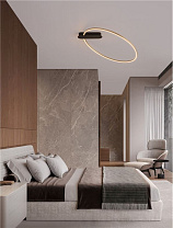 Triac Dimmable Brass Gold Steel, Aluminium & Silicone LED 30Watt 220-240Volt 1250Lm IP20 3000K D:64 W:60 H:30 cm