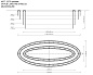 2273OVAL Il Paralume Marina потолочный светильник овальной формы с многоярусными стеклянными призматическими подвесами — фото 2