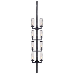 EU-KW2204 Visual Comfort Liaison настенный светильник с многоуровневыми цилиндрическими стеклянными модулями