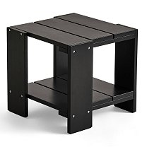 Crate Side Table 49,5×49,5 см, массив сосны, лак на водной основе, черный