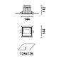 Q266 Laser Blade XL iGuzzini Fixed Frame recessed luminaire - Neutral LED - DALI dimmable control gear - Wall Washer — фото 1
