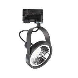 229683 Ideal lux 3ph lights Ideal lux трековый светильник черного цвета с регулируемой поворотной головкой для трехфазной трековой системы Eutrac 3Phase