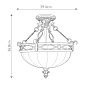 Потолочный светильник Drawing Room Feiss FE-DRAWING-ROOM-SFC орех — фото 4