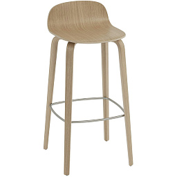 16150 Muuto Visu барный стул дуб высота 75 см
