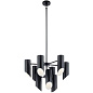 Trentino 9 Light Chandelier Black люстра 52162BK Kichler — фото 2