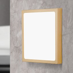 Потолочный светильник Lero Orion, квадратный, 23×23 см, матовое золото DL 7-623/23 go-matt