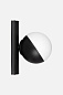 Contur 15 IP44 Black/White Globen Lighting настенный светильник для ванных комнат — фото 4