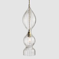 Spindle Pendant 3 Bubble латунь